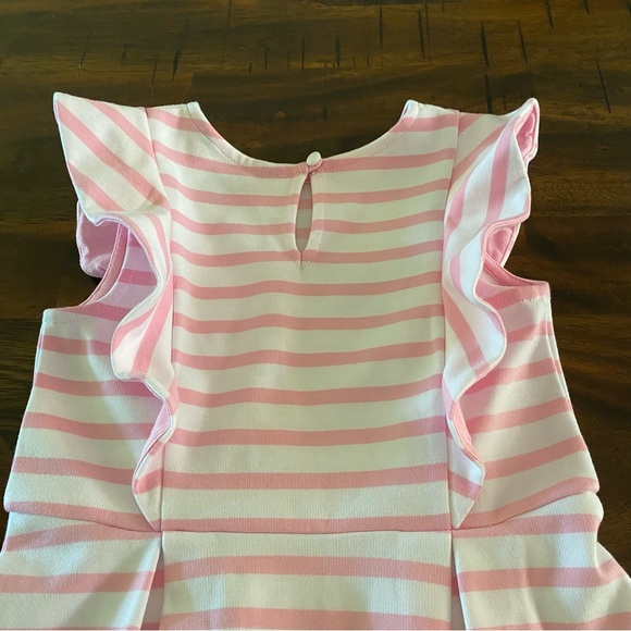 Ralph Lauren Striped Ruffled Ponte Dress - Picture 6 of 7